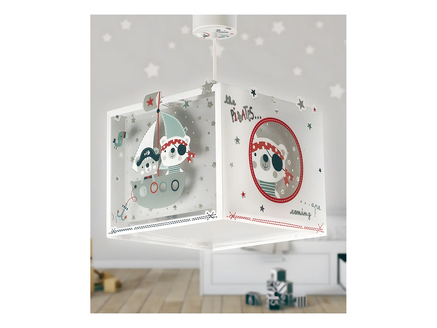 Lampadario per cameretta dei bambini The Pirates Pirati| DALBER