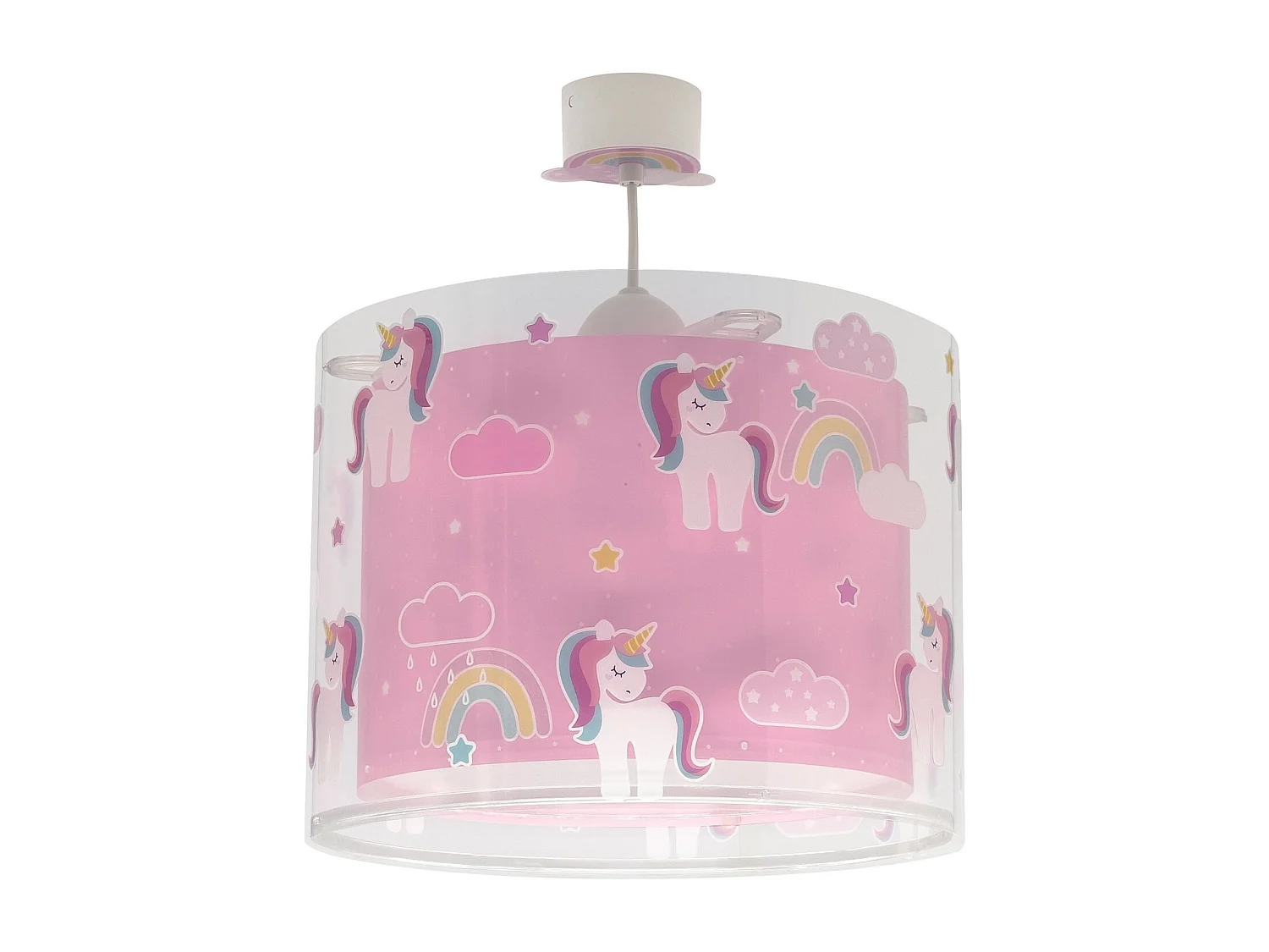 Lustre et lampe suspension enfant Unicorns Licornes