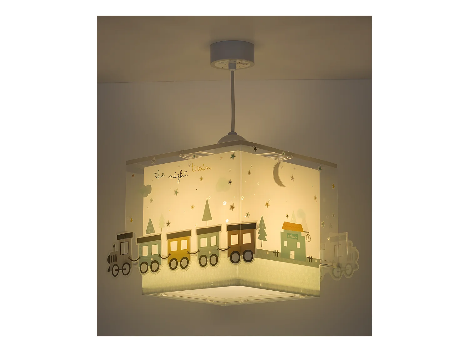 Lámpara infantil de techo The Night Train Tren | DALBER