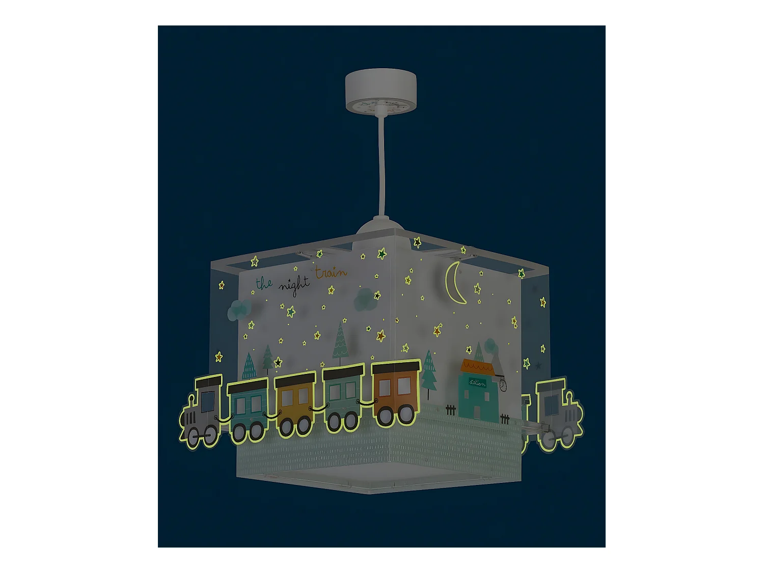 Lámpara infantil de techo The Night Train Tren | DALBER