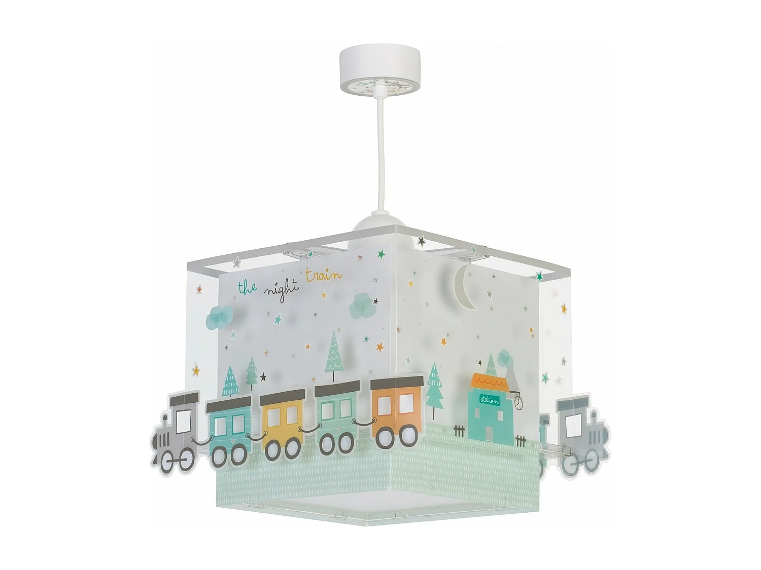 Lampadario per camerette bambini The Night Train Treni | DALBER