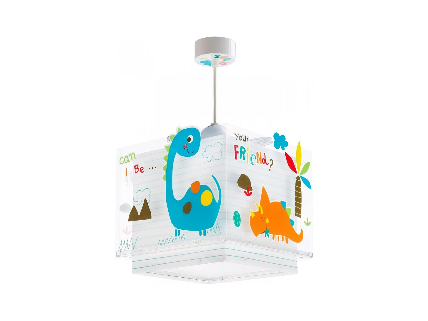 Lustre et lampe suspension enfant Dinos Dinosaures