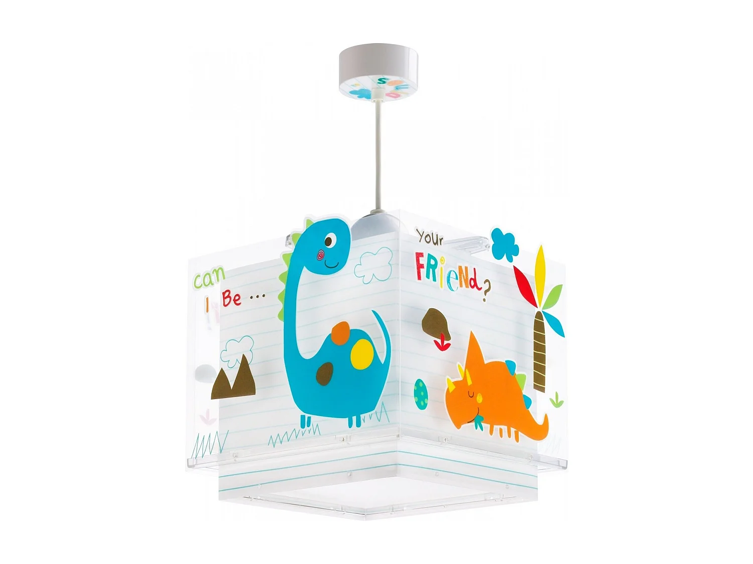 Lustre et lampe suspension enfant Dinos Dinosaures