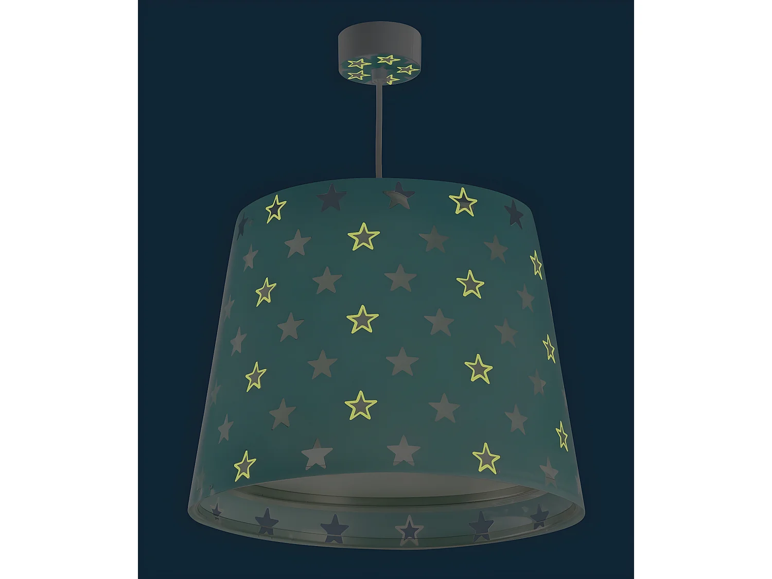 Lampadario per camerette Stars Stelle verde | DALBER