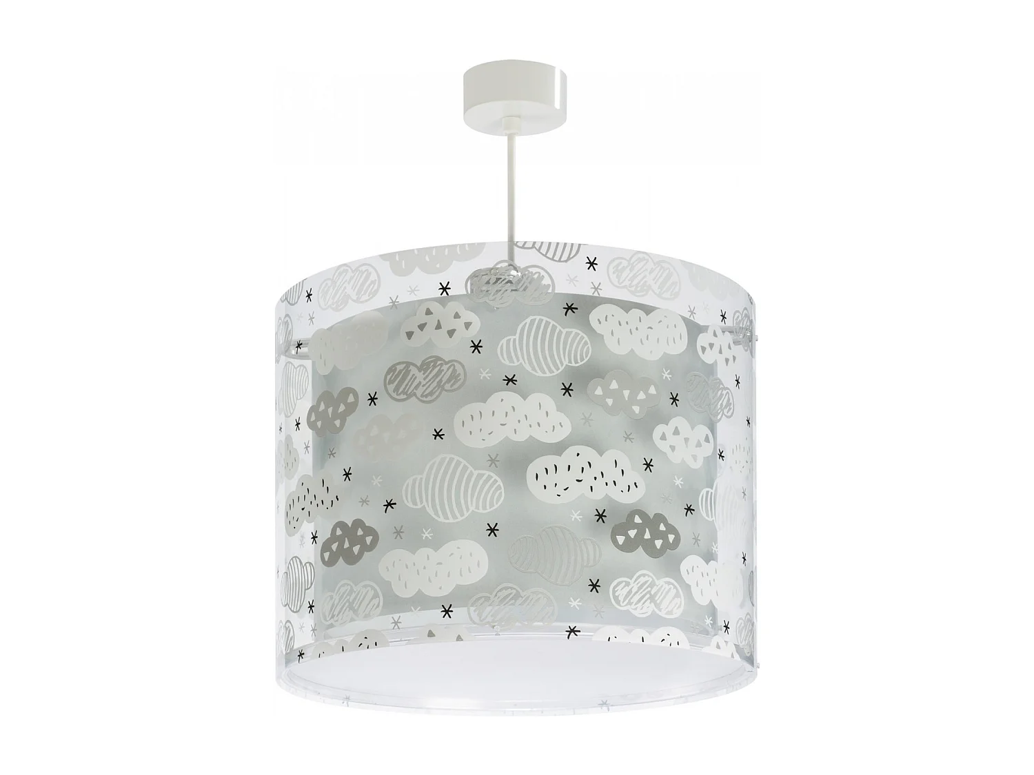 Lampade a sospensione per bambini Clouds nuvole grigio | DALBER