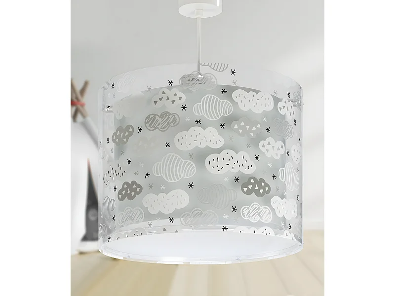 Lampade a sospensione per bambini Clouds nuvole grigio | DALBER