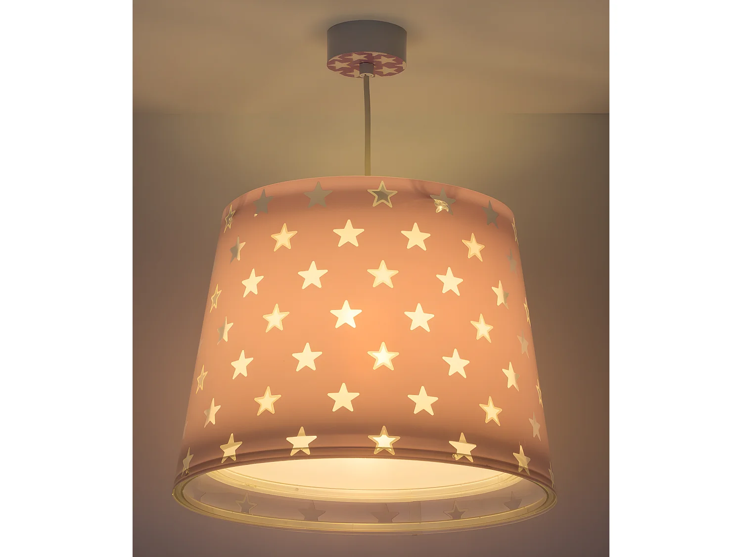 Lampadario per camerette Stars Stelle malva | DALBER