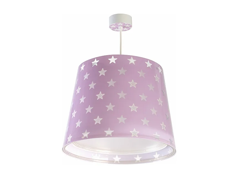 Lampadario per camerette Stars Stelle malva | DALBER