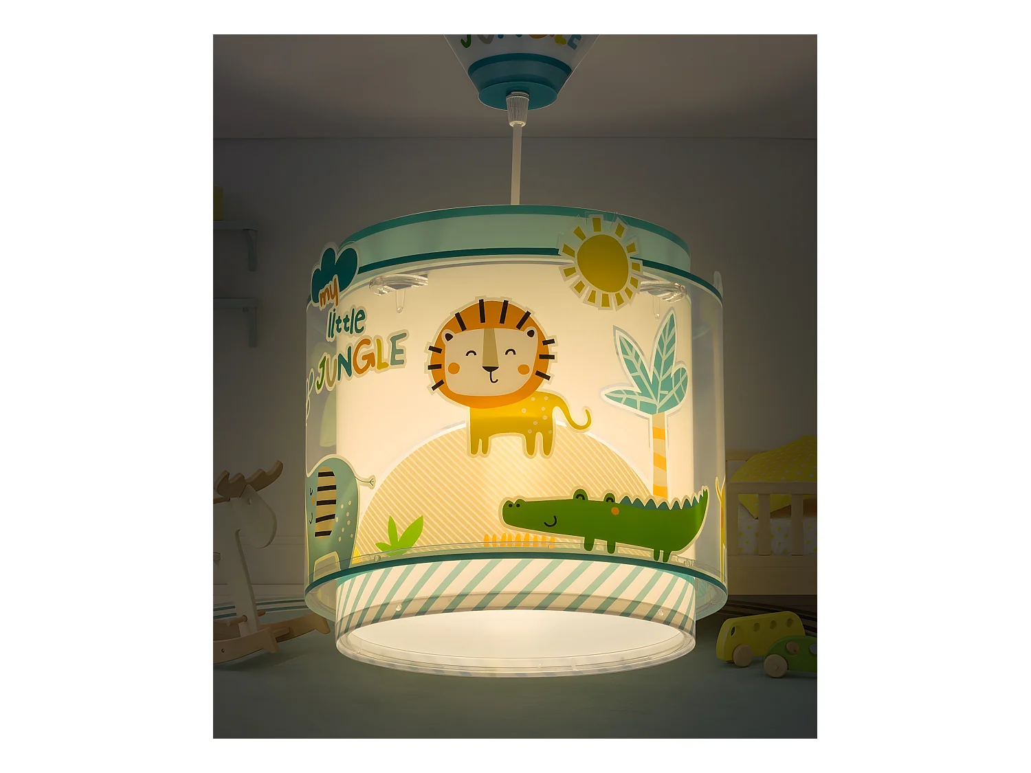 Lampadario da camerette bambini My Little Jungle animali giungla | DALBER