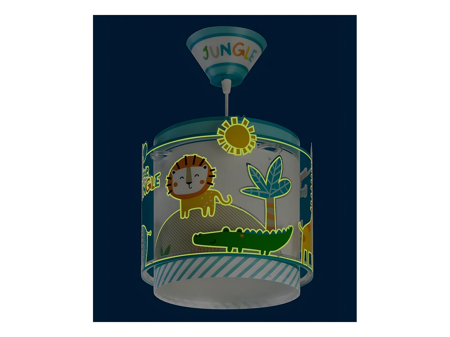 Lampadario da camerette bambini My Little Jungle animali giungla | DALBER