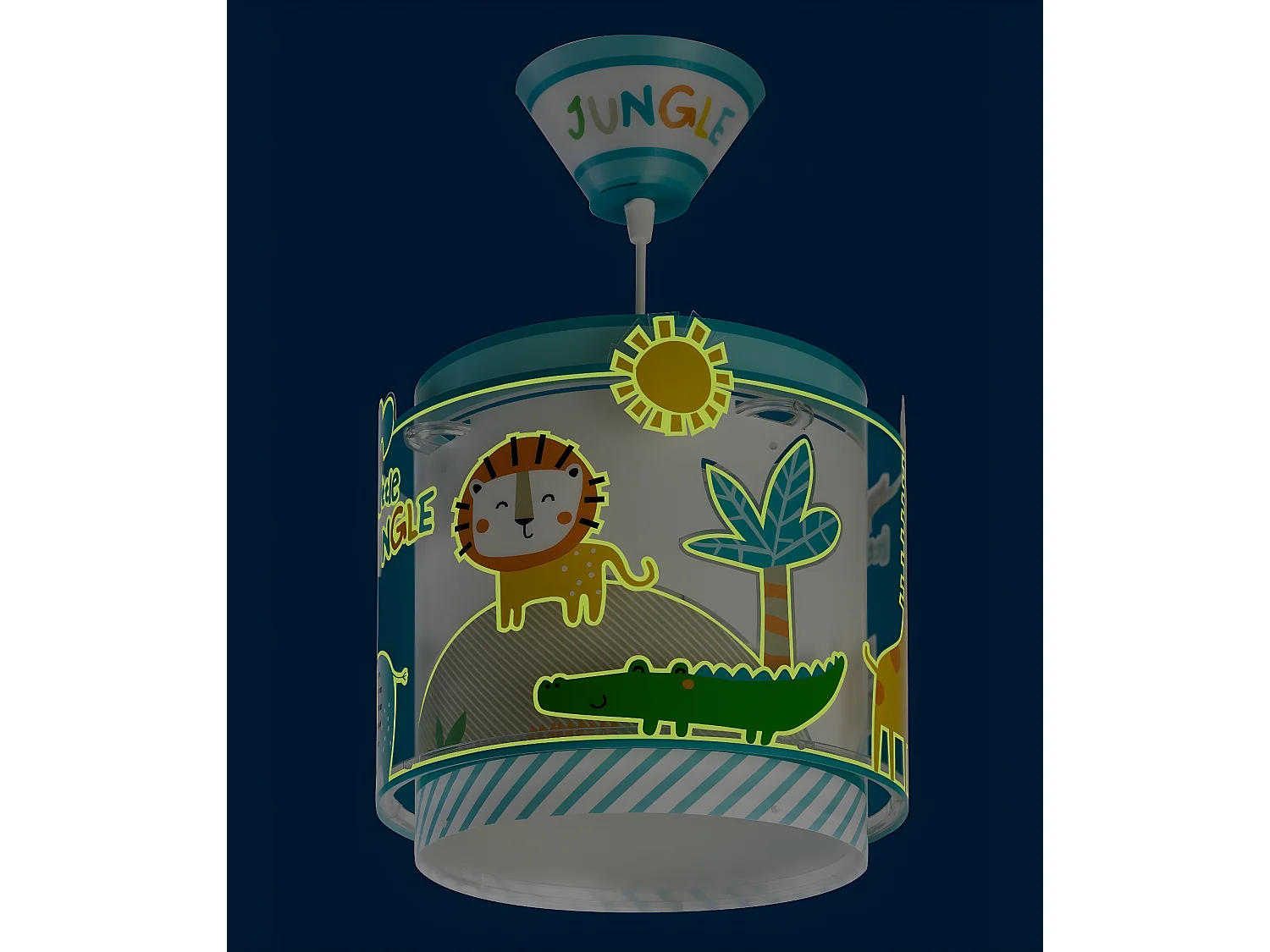 Lámpara infantil de techo My Little Jungle animales selva | DALBER