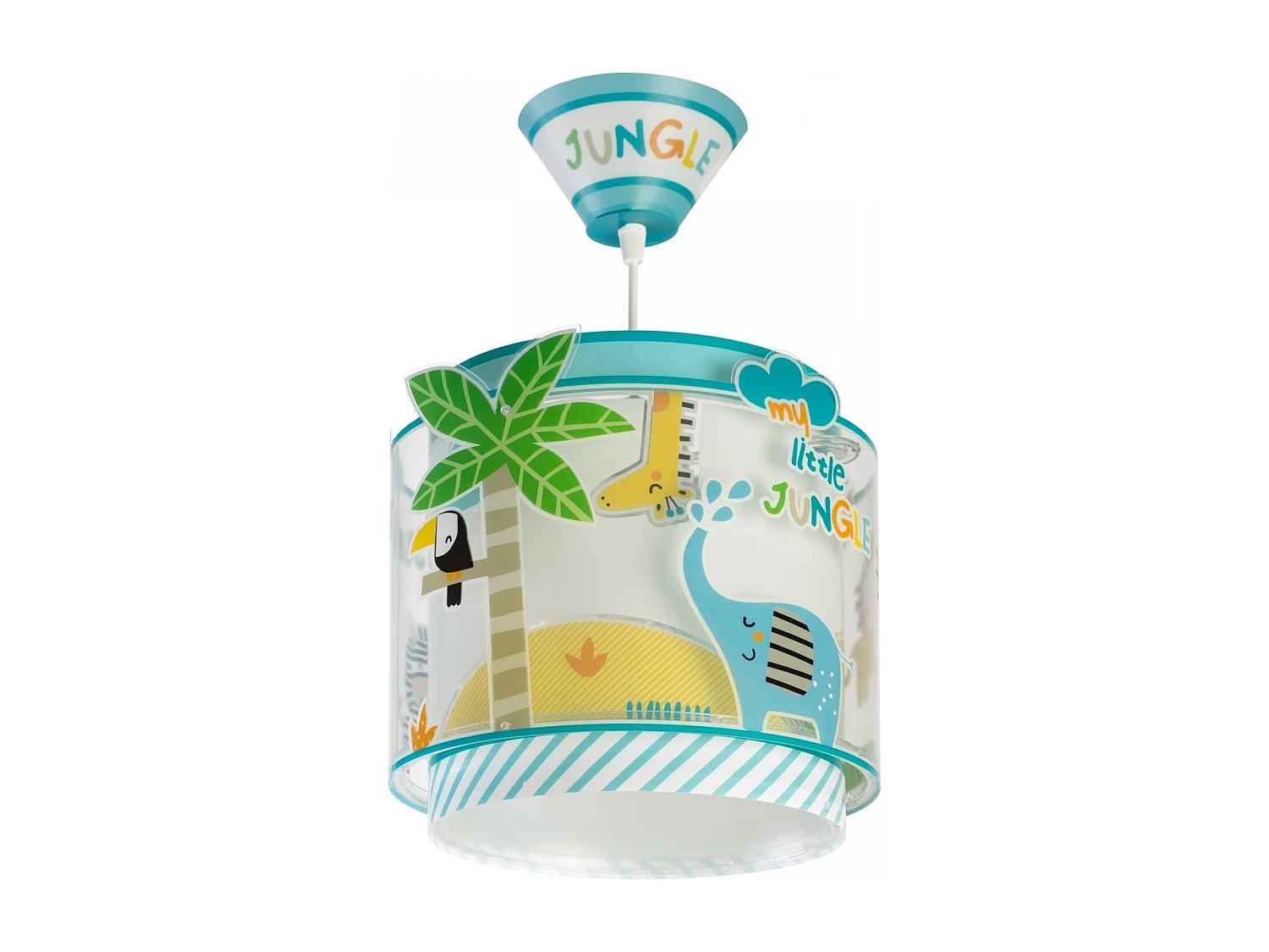 Lámpara infantil de techo My Little Jungle animales selva | DALBER