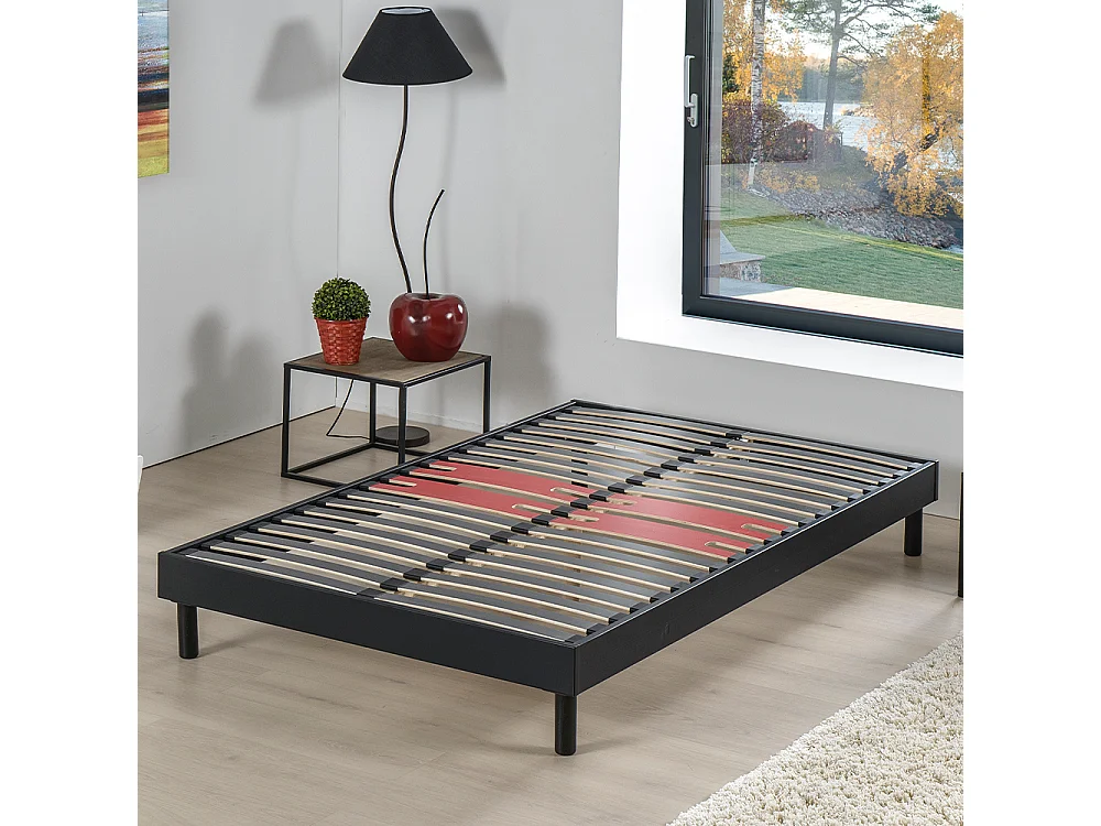 Sommier Signature - Noir - 90x190 cm