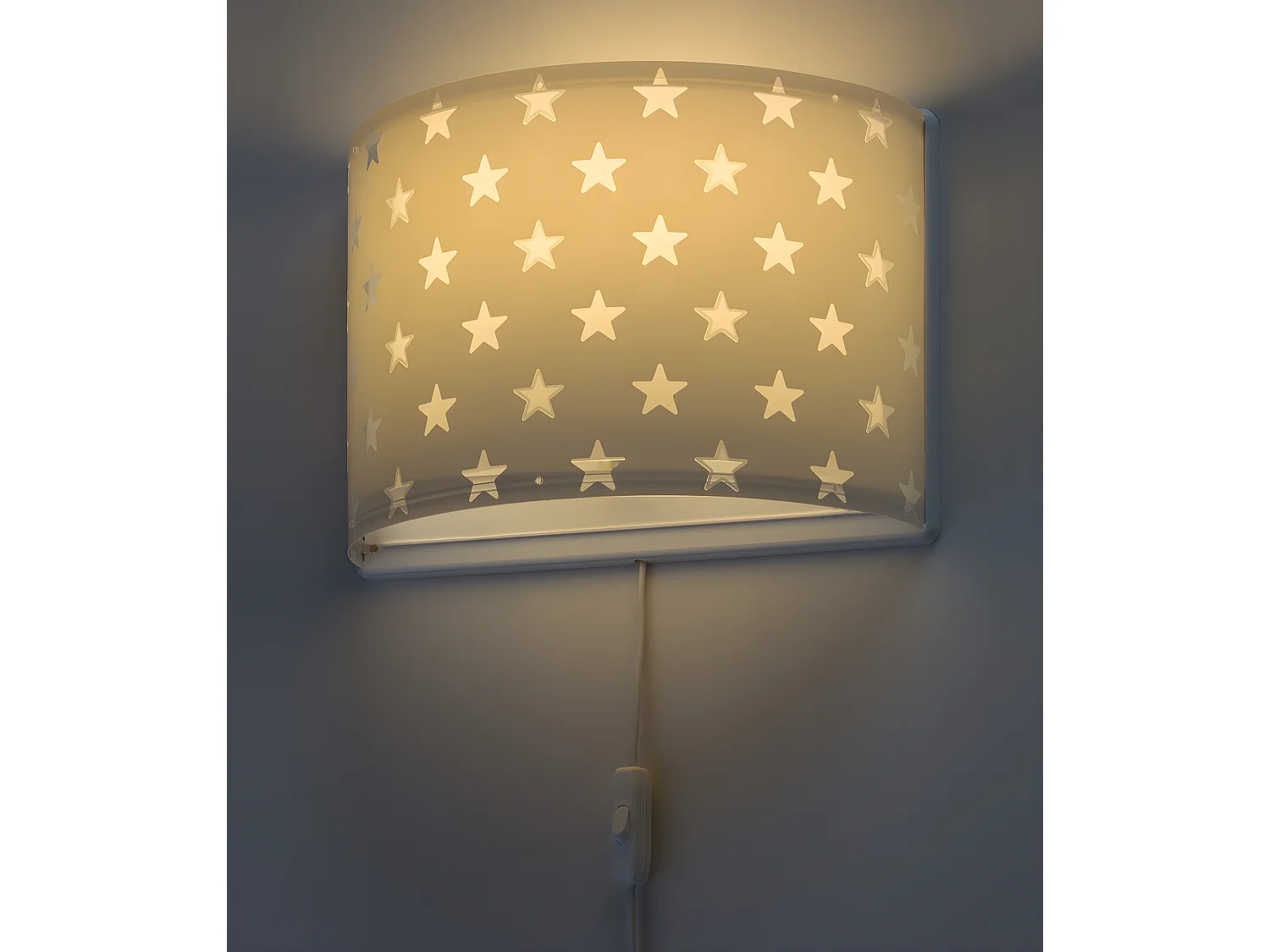 Applique Stars Stelle grigio | DALBER