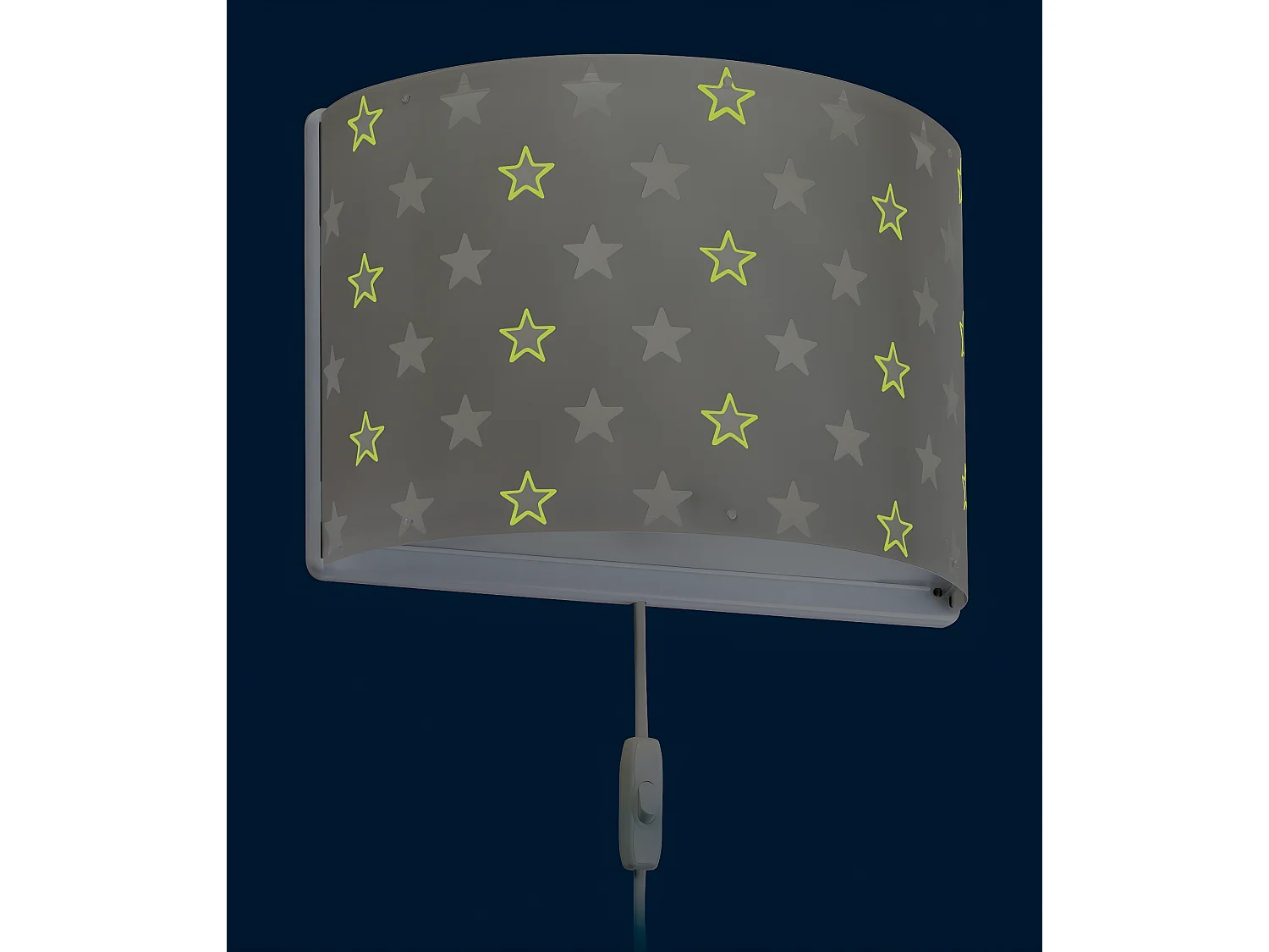 Applique Stars Stelle grigio | DALBER
