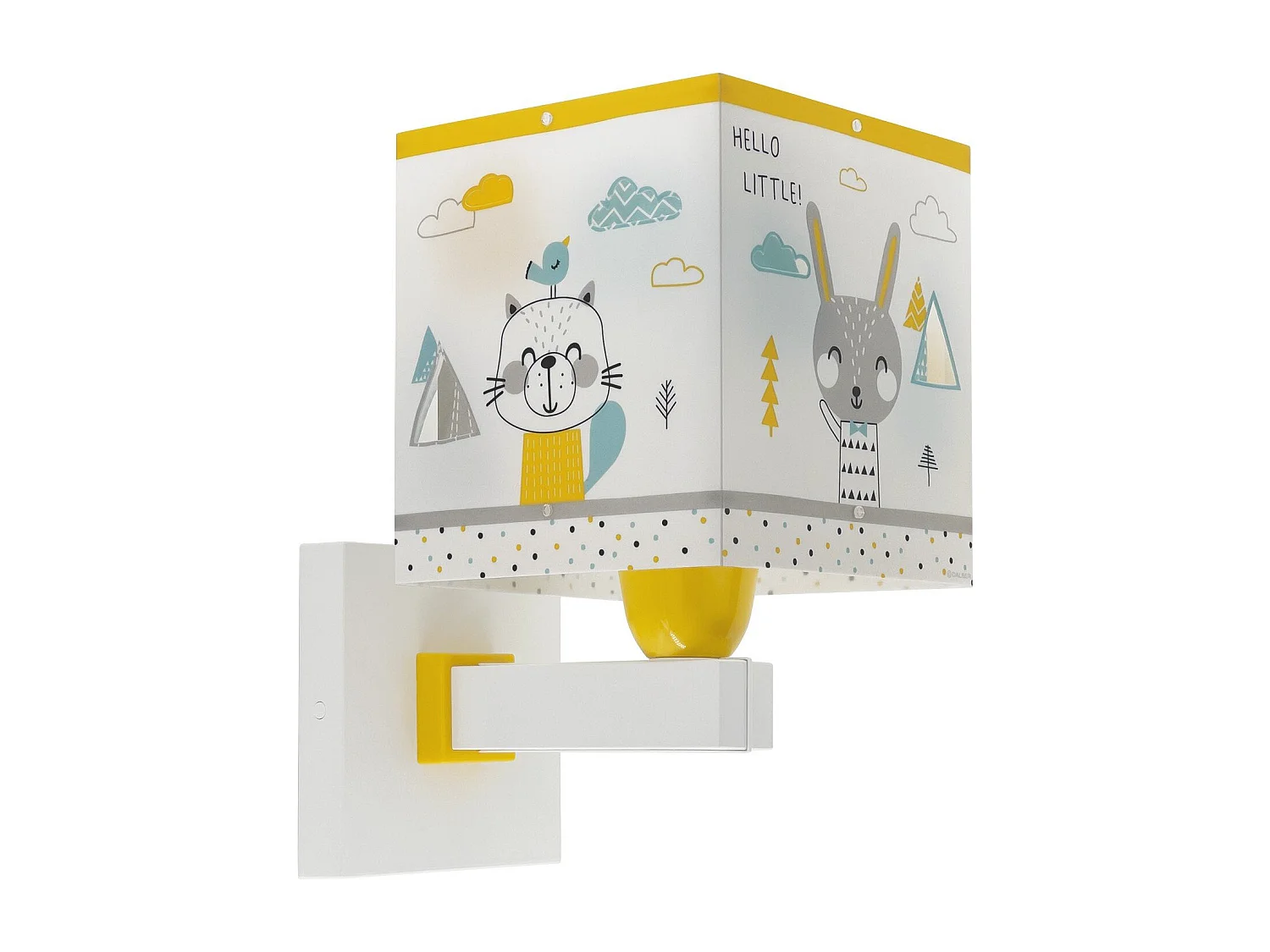 Applique da parete per bambini Hello Little animali foresta | DALBER