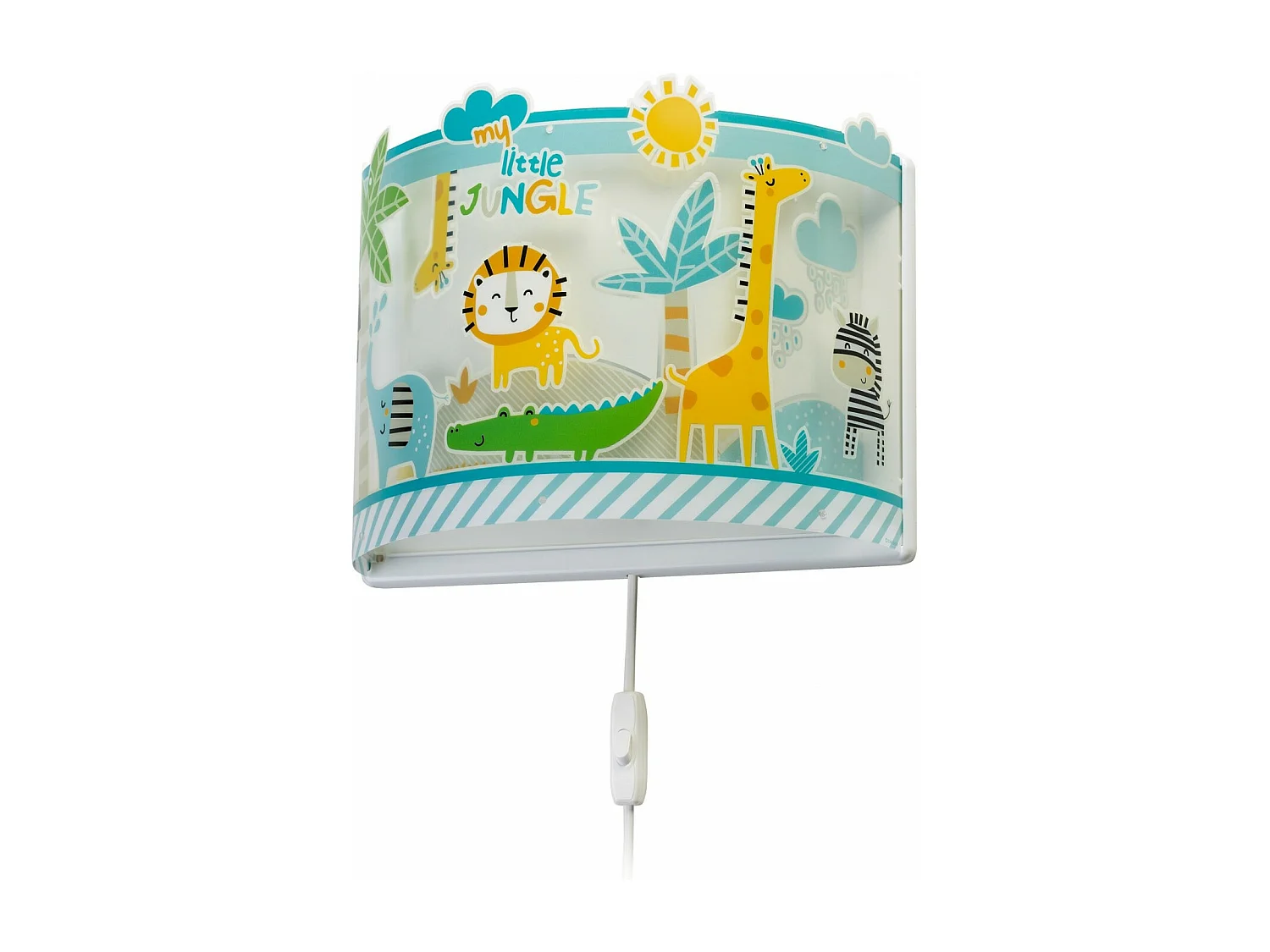 Aplique de pared infantil My Little Jungle animales selva | DALBER