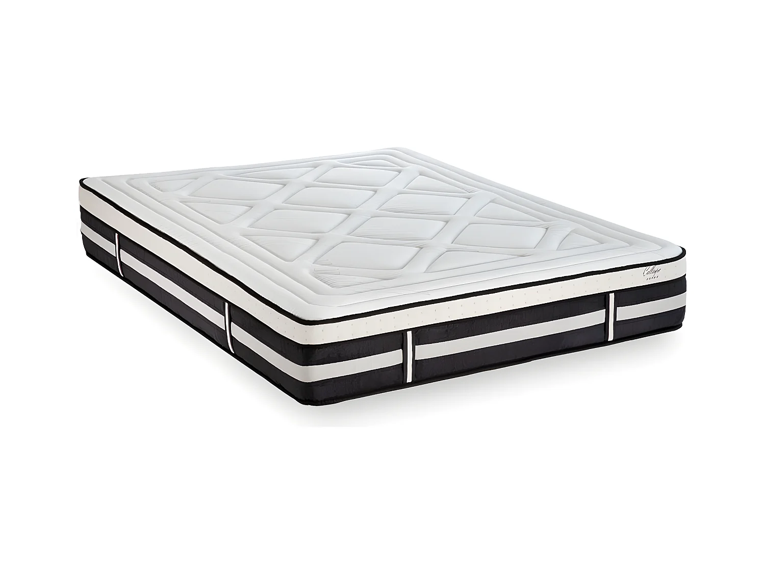 Ensemble Matelas Calliope Mousse  Accueil Mémoire de forme et sommier cadre métal 140x190cm