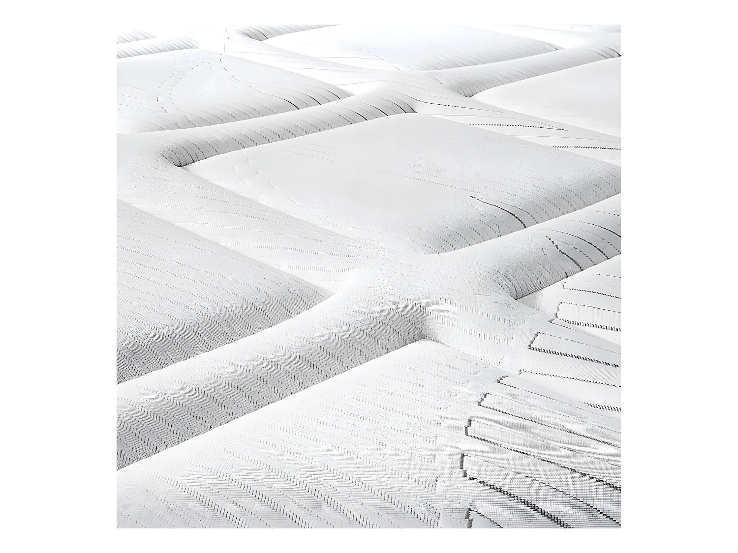 Ensemble Matelas Calliope Mousse  Accueil Mémoire de forme et sommier cadre métal 140x190cm