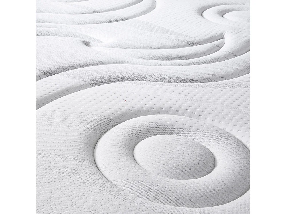 Ensemble Quintessence 140x190 cm + sommier métal - Mousse HD mémoire - Ép. 30 cm