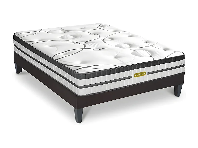 Matelas Concorde Ressorts ensachés Accueil mémoire de forme Ferme et sommier en kit - 180x200cm
