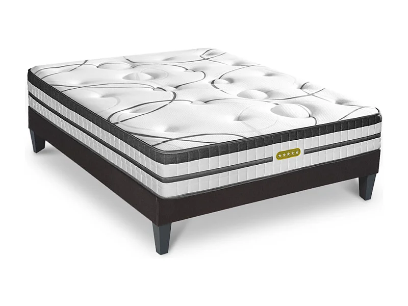 Matelas Concorde Ressorts ensachés Accueil mémoire de forme Ferme et sommier en kit - 180x200cm