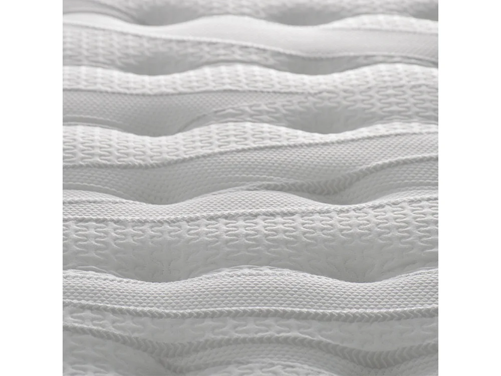 Ensemble Matelas Altesse Mousse  Accueil Mémoire - 26 cm et Kit Bois Blanc - 180 x 200 cm