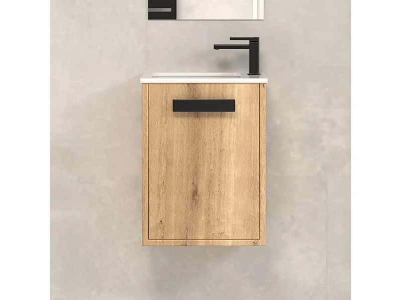 Meuble lave-mains 40x22cm - roble (chêne clair) - COSMOS