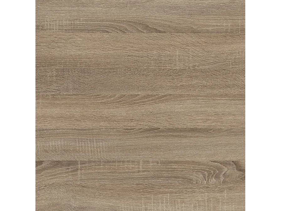 Meuble de salle de bain 80cm avec plateau et vasque à poser arrondie - 2 tiroirs - cambrian (chêne clair) - RIBERA