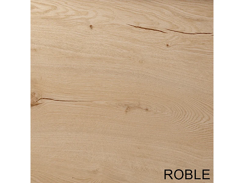 Meuble de salle de bain 80 cm simple vasque - 2 tiroirs - CREMA