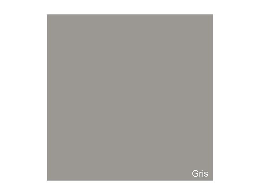 Meuble de salle de bain 80 cm simple vasque - pin massif - 2 tiroirs - sans miroir - PYLA - gris