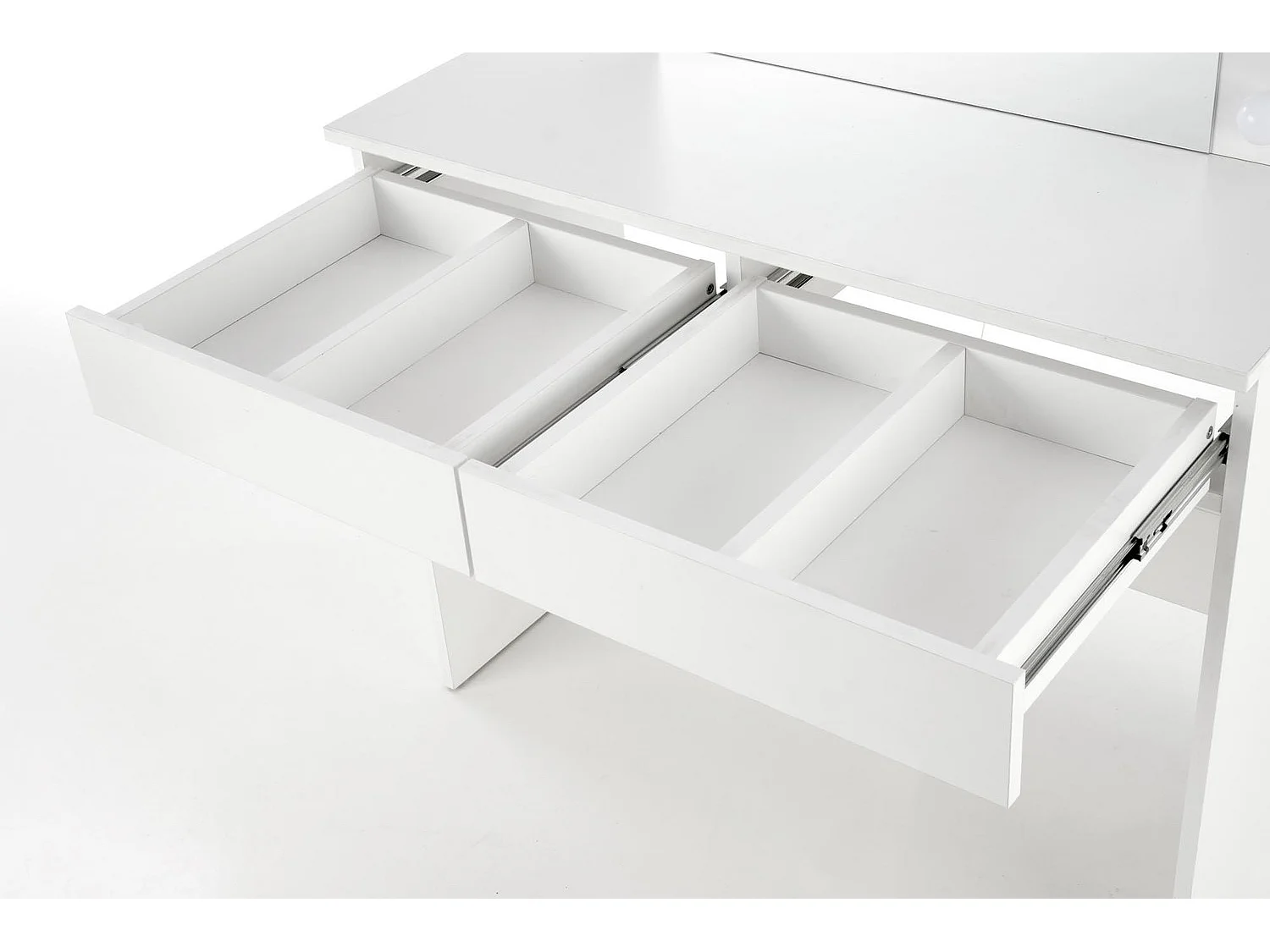 Toeletta Hollywood-S/LED/cassetti/Bianco