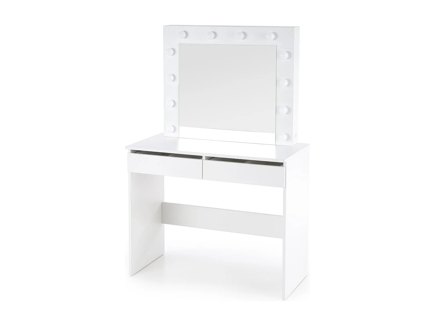 Schminktisch Hollywood-S/LED/Schubladen/Weiss