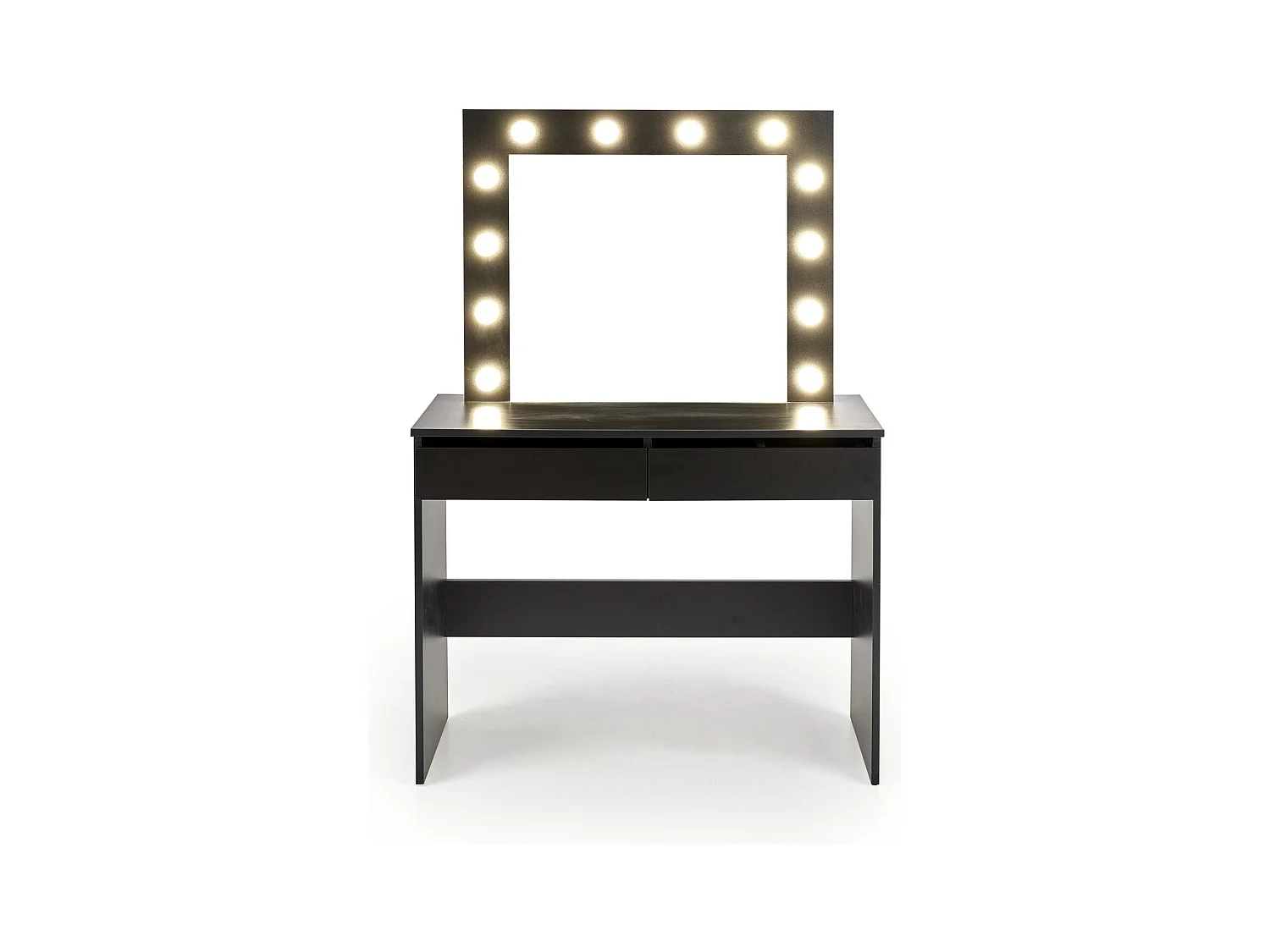 Toeletta Hollywood-S/LED/cassetti/Nero