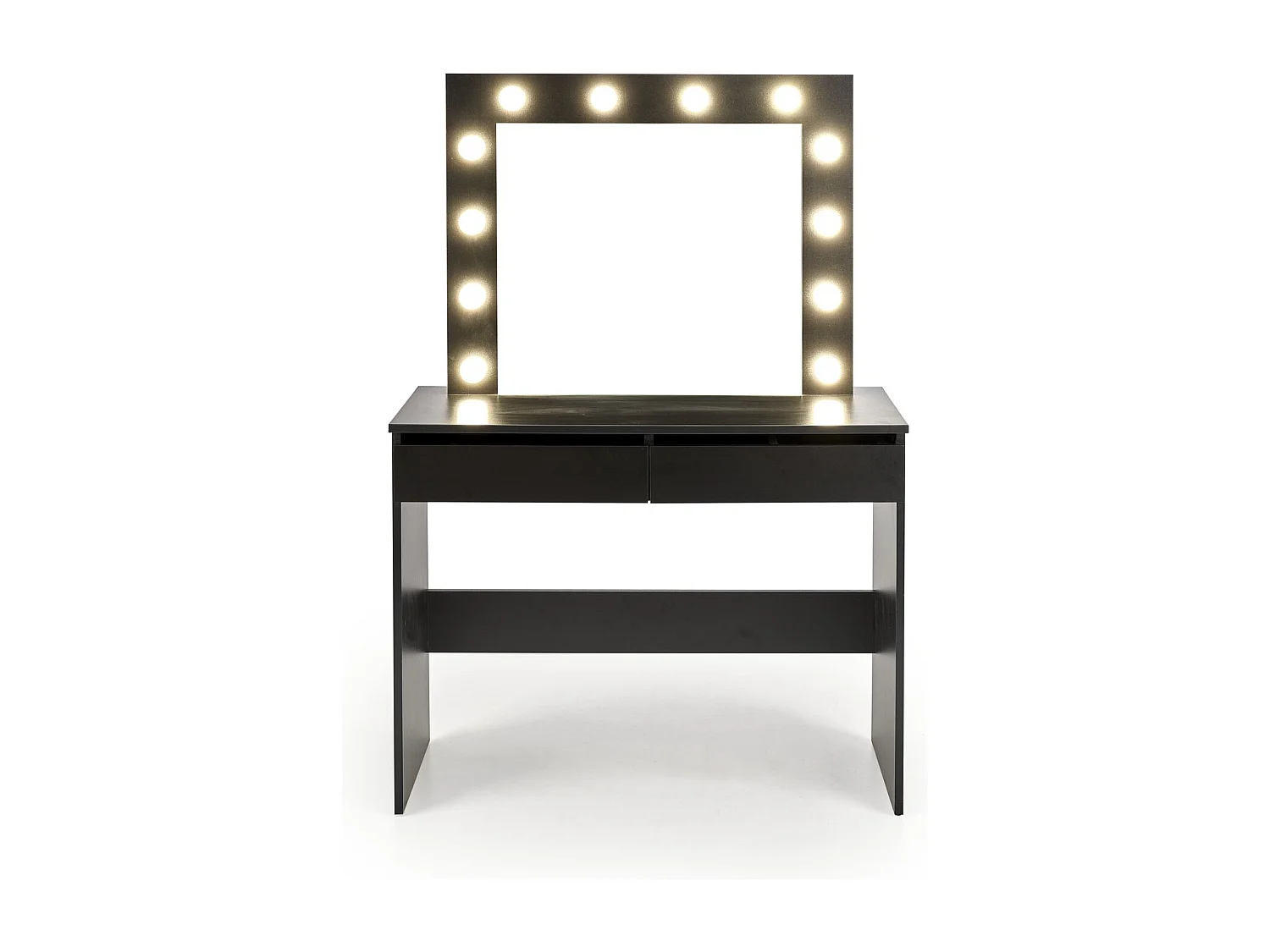 Toeletta Hollywood-S/LED/cassetti/Nero