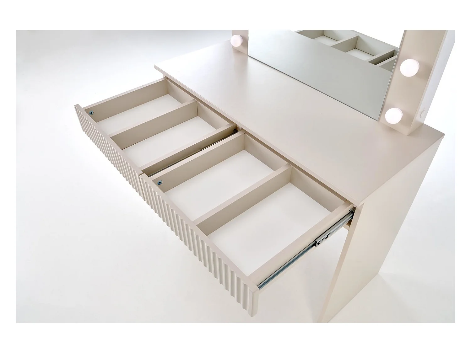 Toeletta Hollywood-S/LED/cassetti/Beige