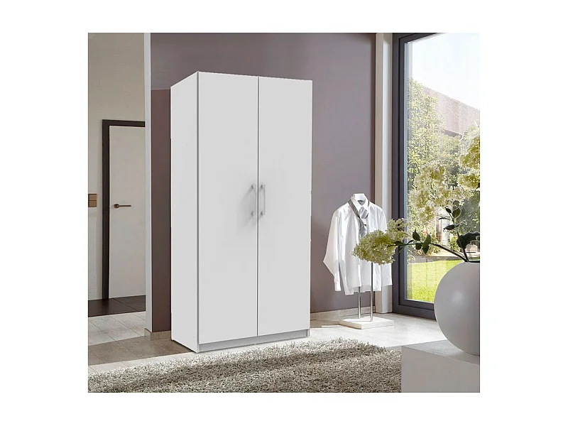 Roupeiro House 2P Abrir Branco