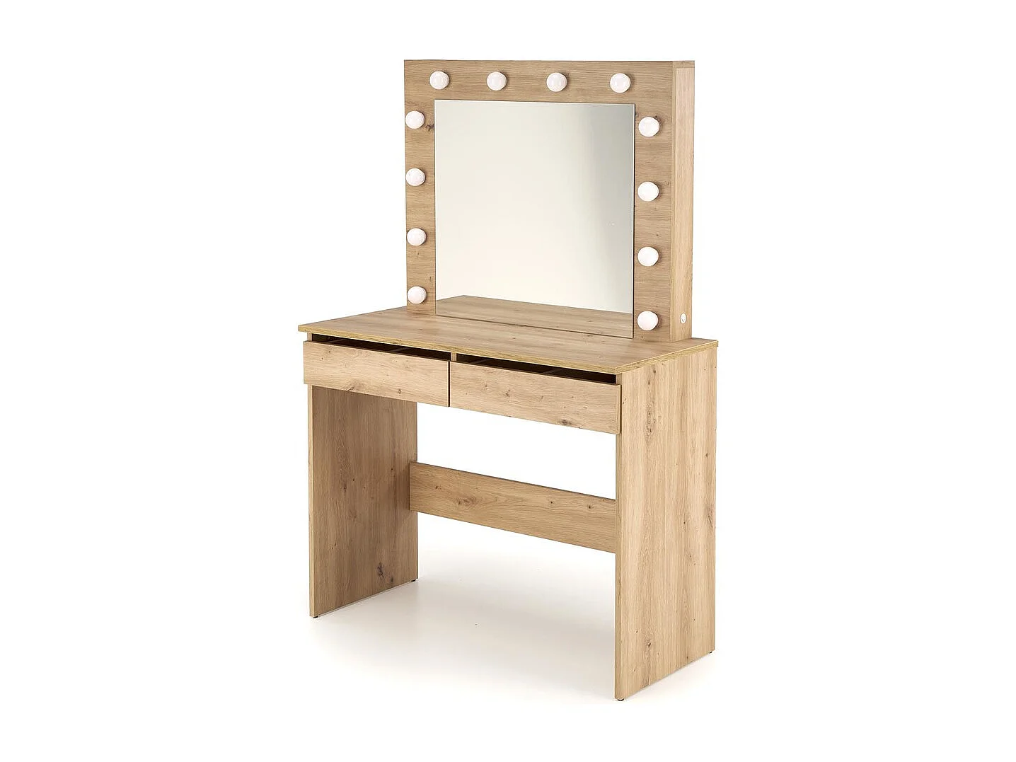 Toeletta Hollywood-S/LED/cassetti/Marrone