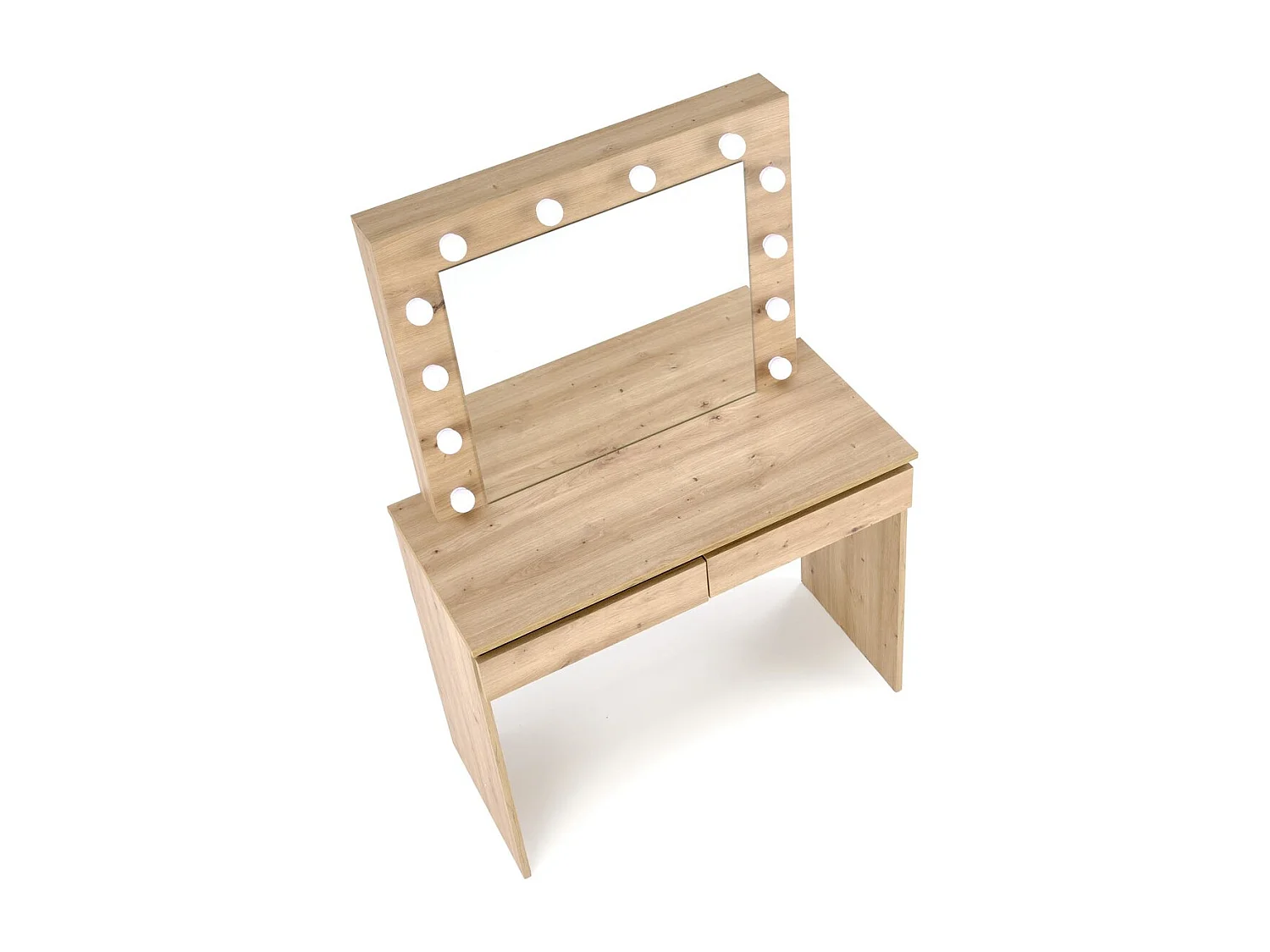 Toeletta Hollywood-S/LED/cassetti/Marrone