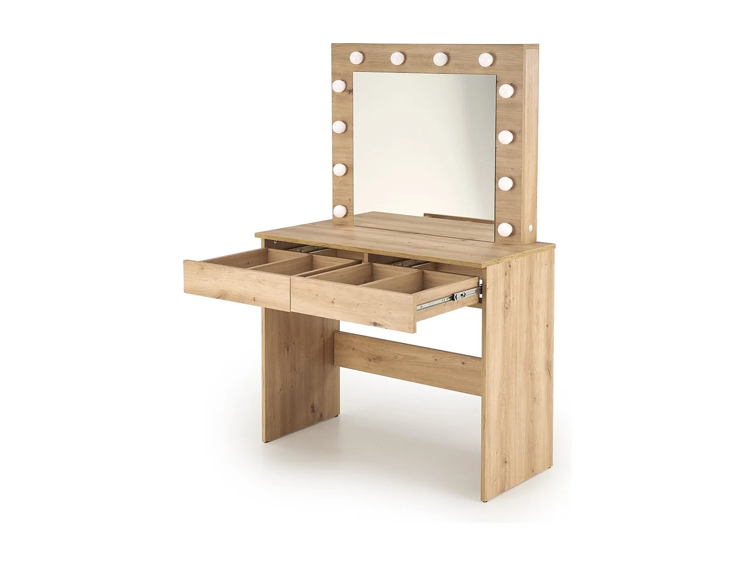 Toeletta Hollywood-S/LED/cassetti/Marrone