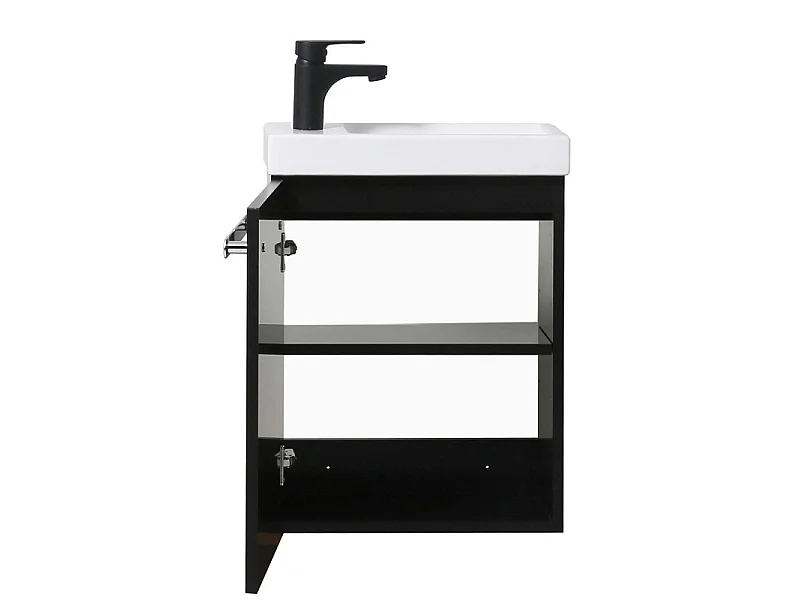 Ensemble lave-mains suspendu NEVADA avec miroir ovale
