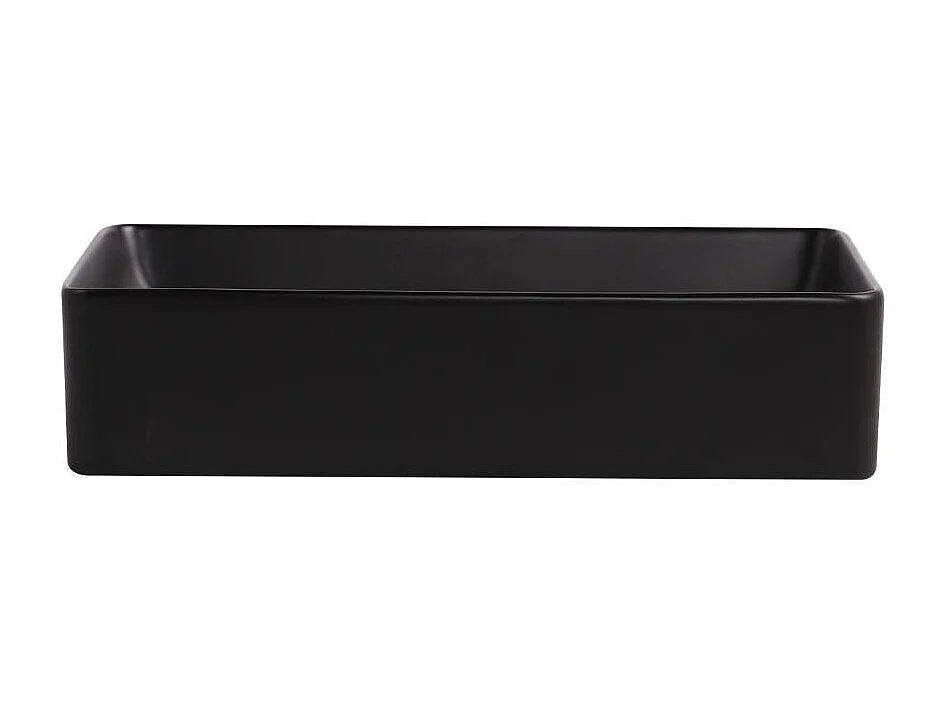 ROMY rechthoekige witte keramische opzetwastafel 47x36cm