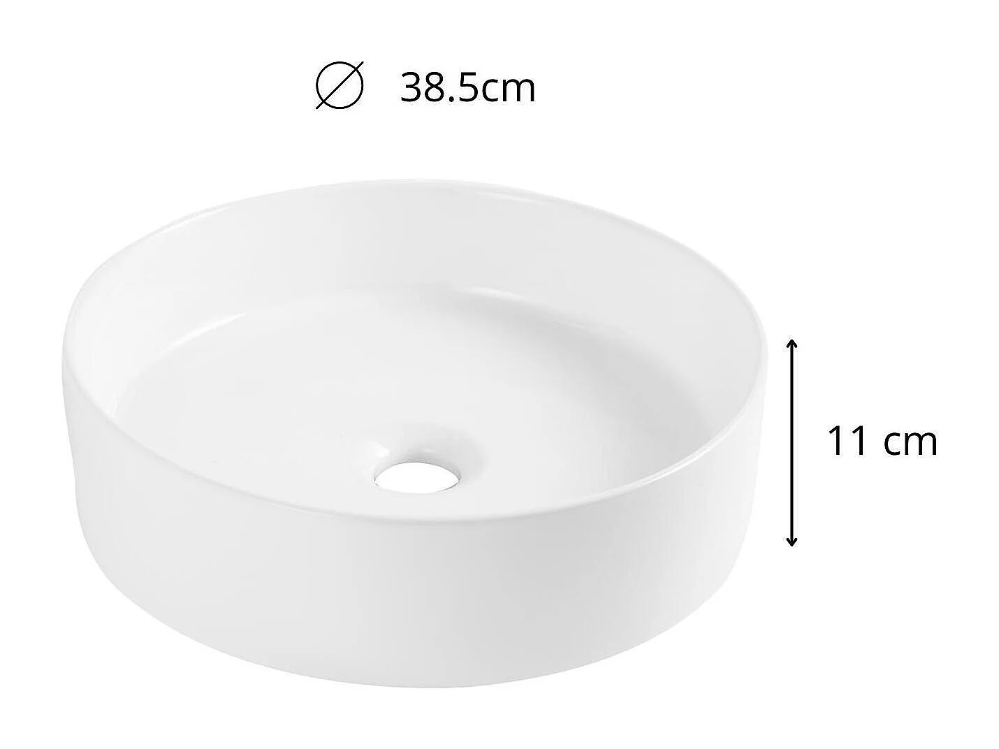 Naya-wastafel met marmereffect