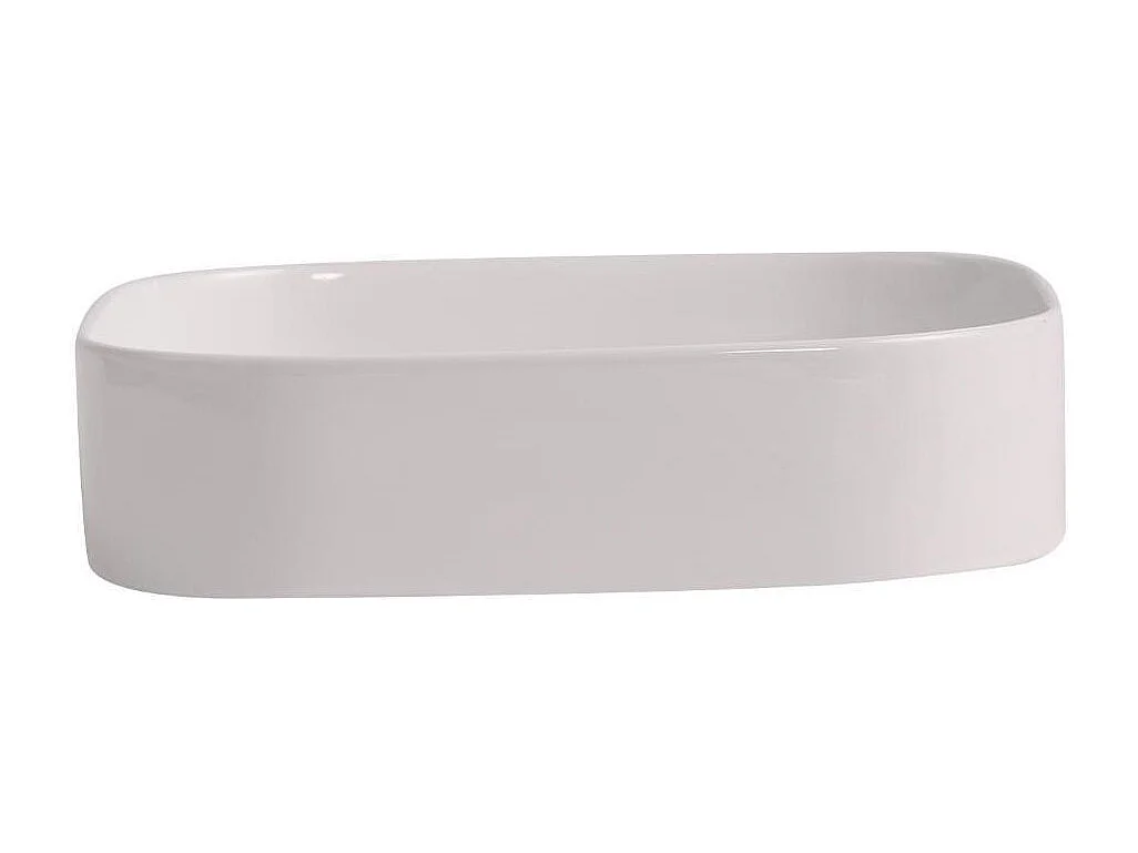 Vasque à poser rectangle en céramique 45x38cm
