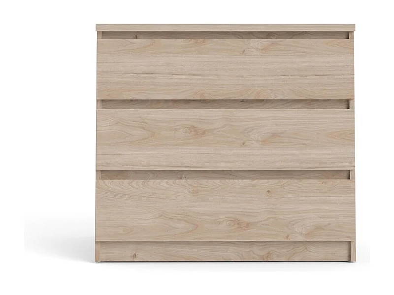 Nada Kommode 3 Schubladen Hickory-Dekor.