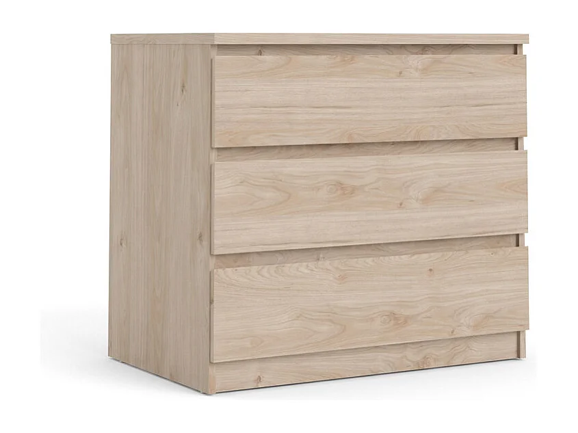 Cassettiera Nada a 3 cassetti, decoro Hickory.