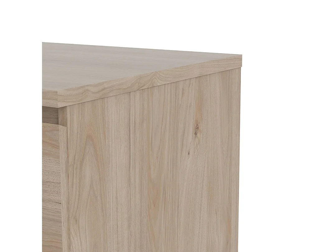 Cassettiera Nada a 3 cassetti, decoro Hickory.