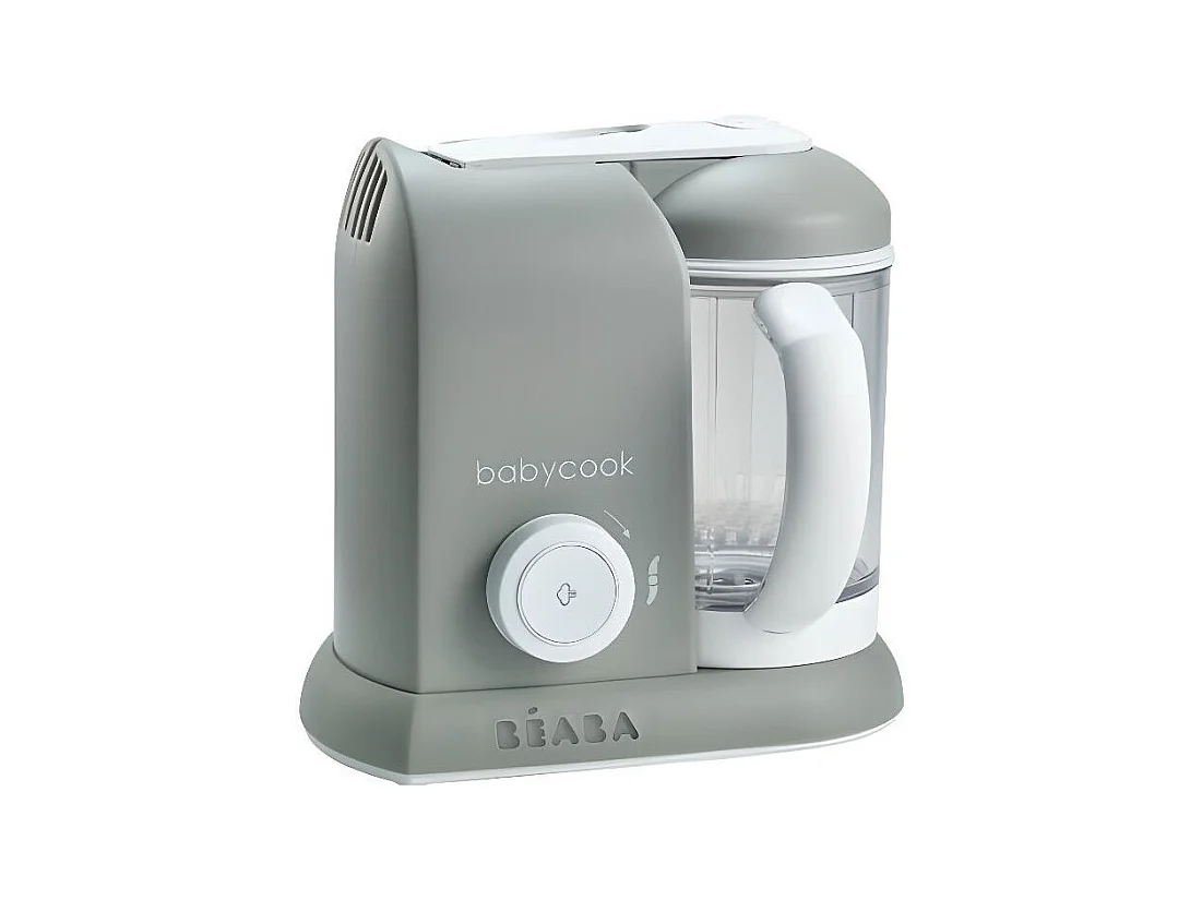 BEABA, Babycook Solo, Robot bebe 4 en 1, Cuiseur, Mixeur - Gris