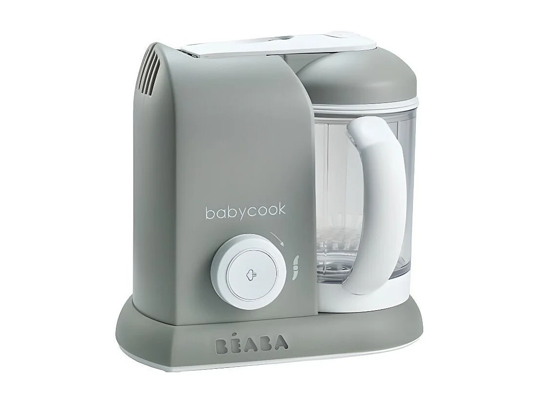Robot Cuiseur Mixeur Bébé 4 en 1 BEABA Babycook Solo - Gris XL 1100ml