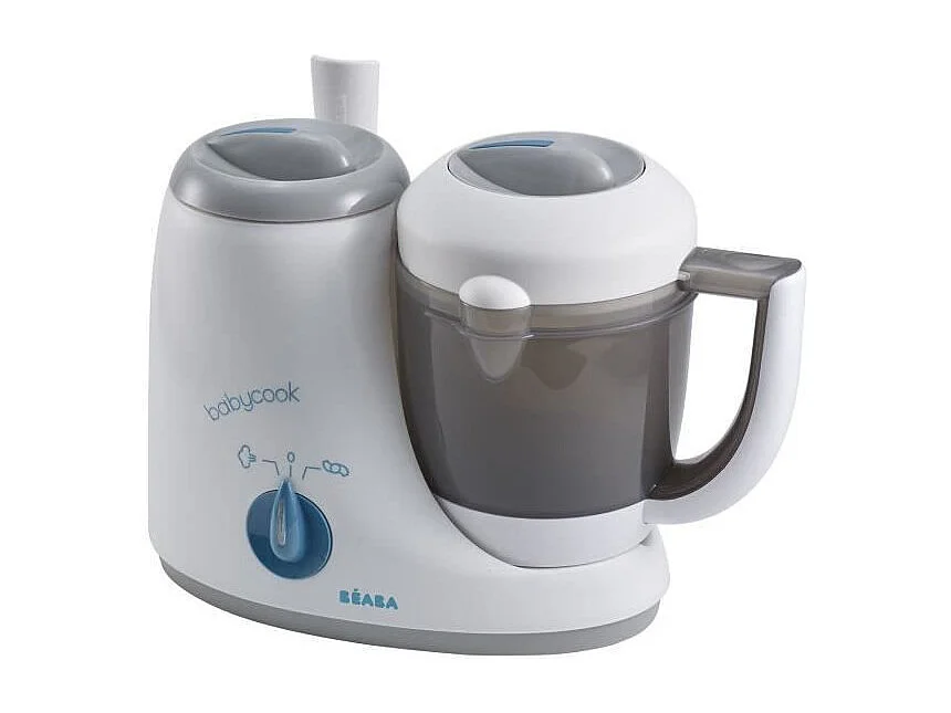 BEABA, Babycook Original, Robot Bebe Babycook - Cuiseur Mixeur 4 en 1 - Gris